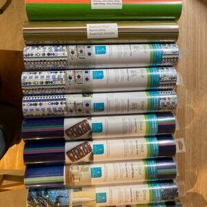 Lot of 45 Rolls of Cricut Removable Vinyl for Cricut, Silhouette